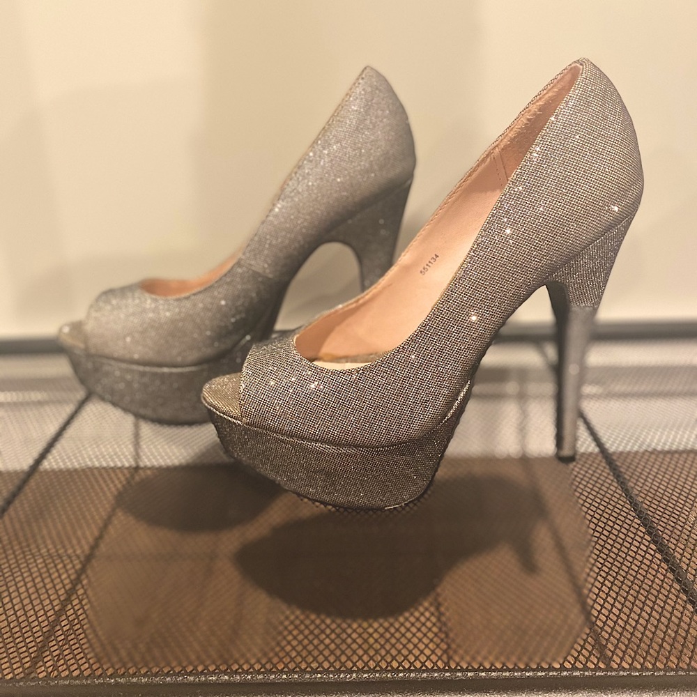 Charlotte Russe Sparkling Platforms